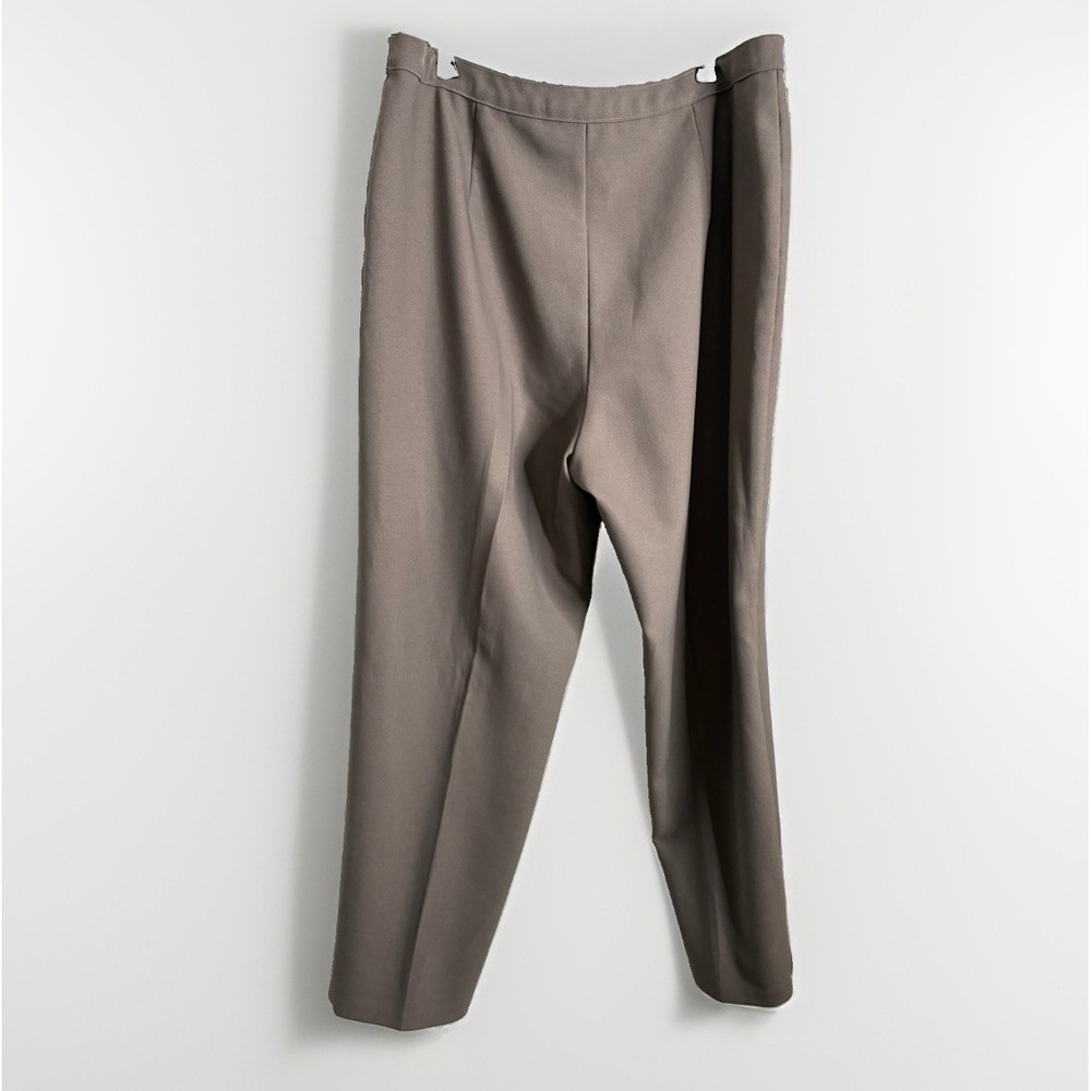 Bend Over Women's Pants Slacks Pull On Taupe Size 22 Tall New